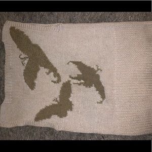 Perry Ellis Portfolio sweater with birds in silk